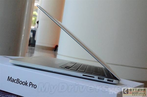 新一代13寸视网膜版Macbook Pro更轻薄