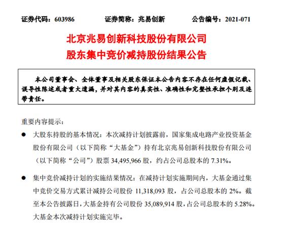 大基金再度出手！千亿芯片巨头遭“减持”，套现20亿……大基金二期也在加码布局，补齐半导体产业链短板