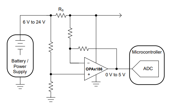 OPA2186是具有 5μV 偏移的轨到轨、24V、零漂移精密放大器