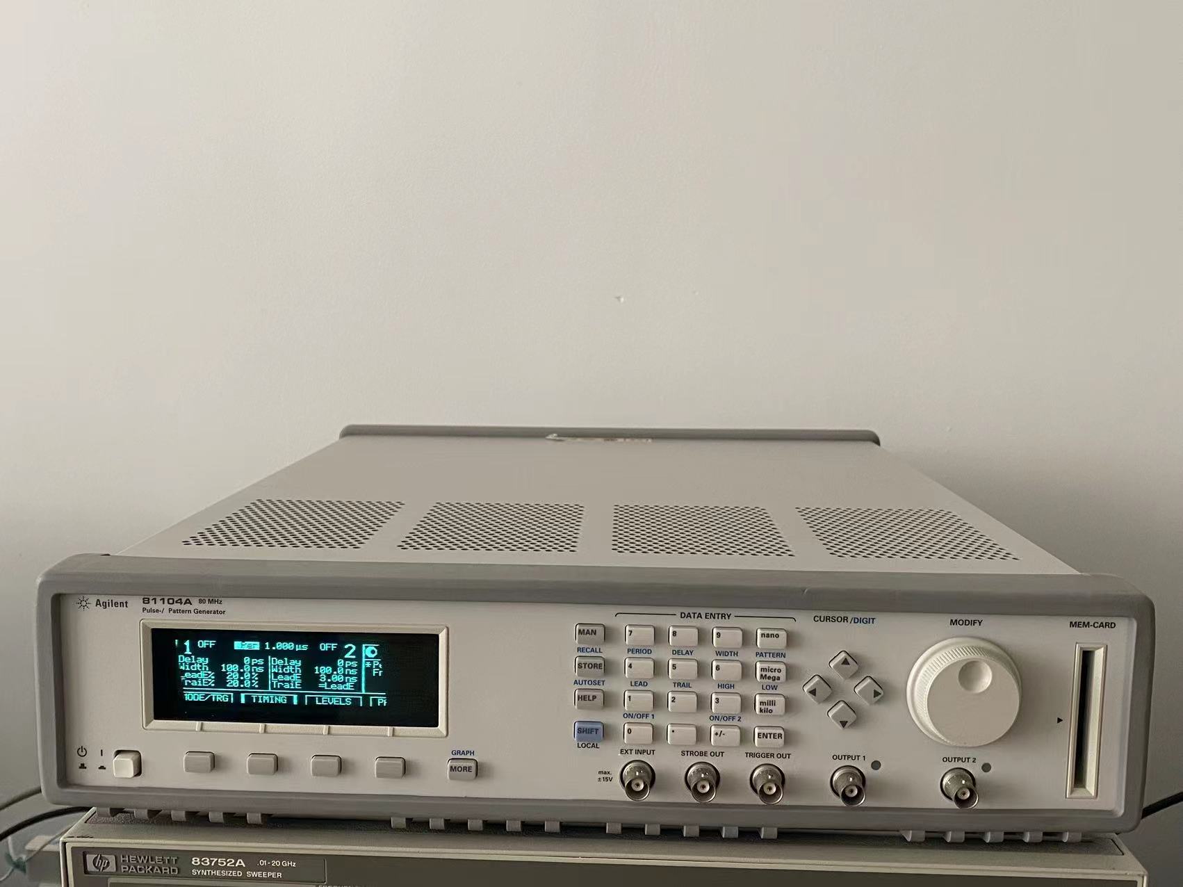 Agilent安捷伦81104A单/双通道脉冲模式发生器