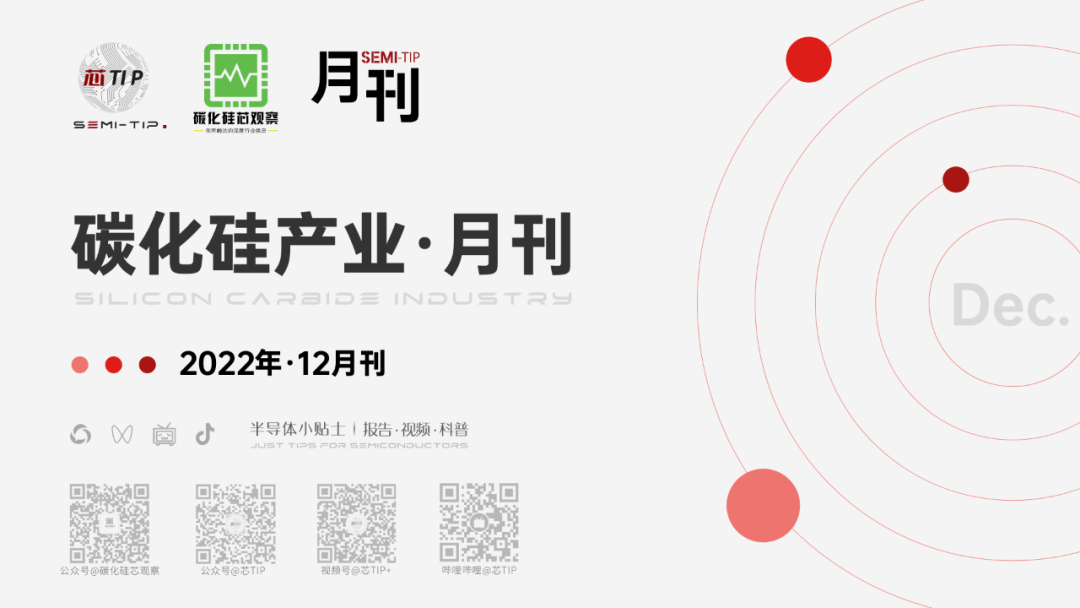 碳化硅产业 · 12月刊｜完整版(60页)