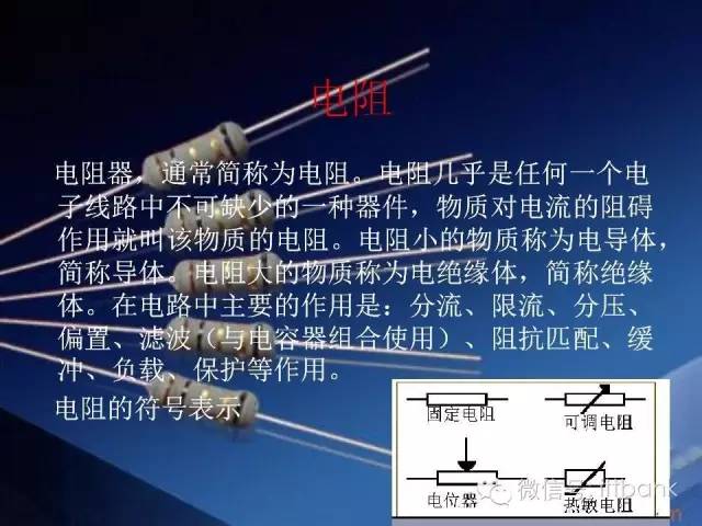 全球电阻主要厂家（含国产命名规则+实物图等）