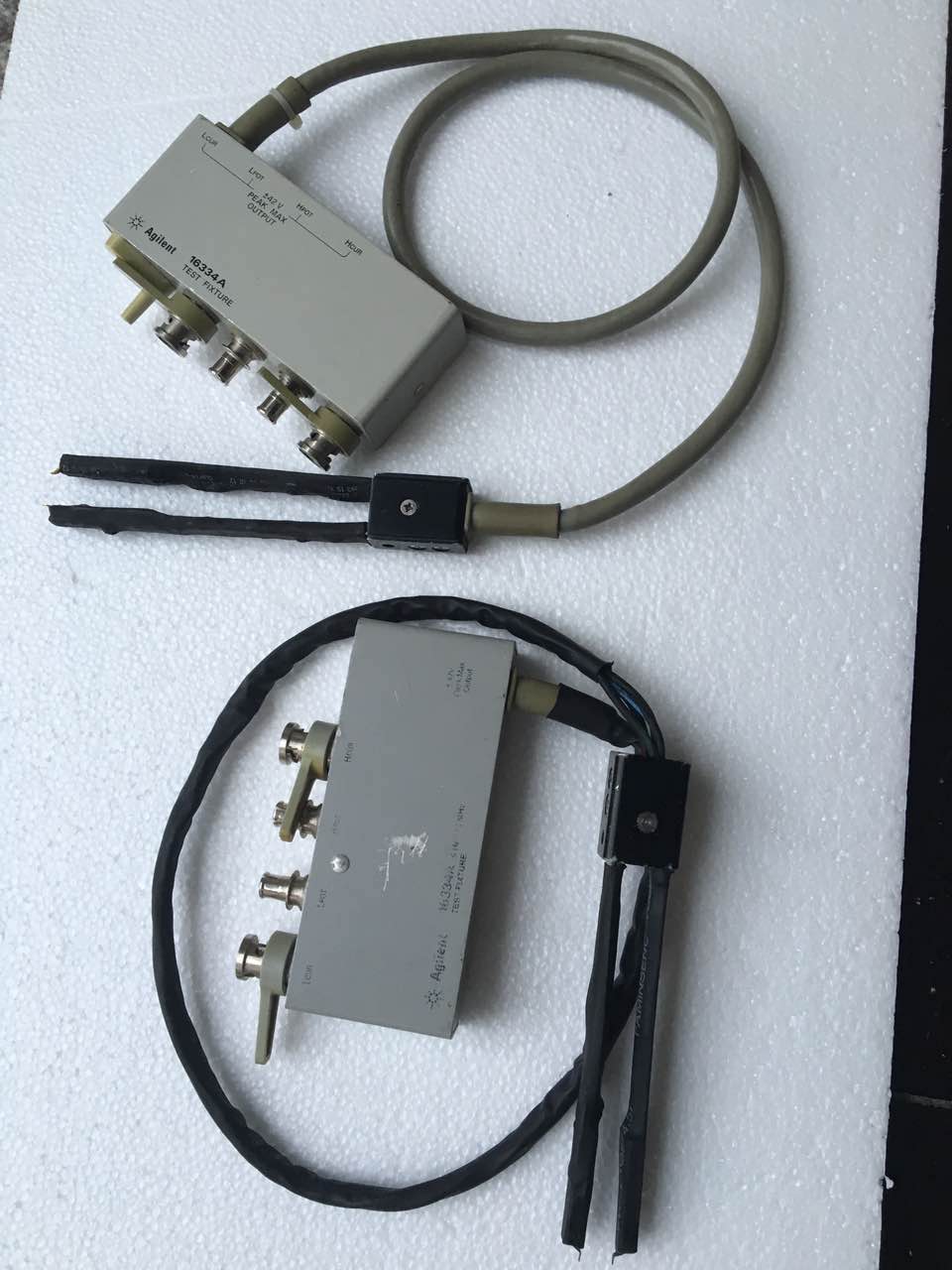 是德科技16334A 16380A 16380C 镊子触头测试夹具
