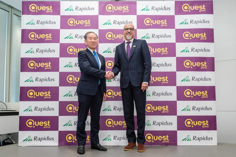 Rapidus与Quest Global达成合作，共同开发2nm AI芯片解决方案