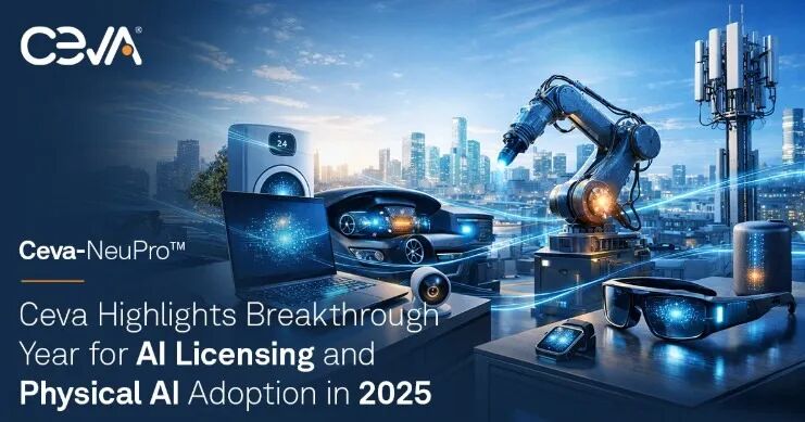 Ceva 2025年AI业务收入占比超20%
