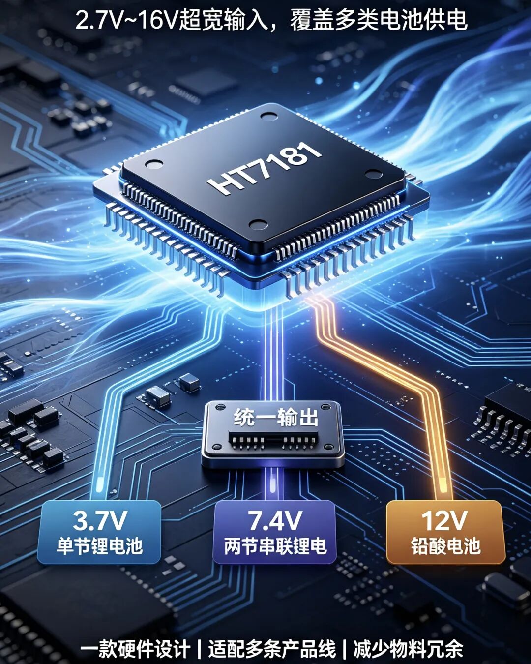 从2.7V到16V全场景通吃，HT7181为什么是2026年电源工程师的“标配升压芯片”？