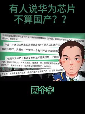 暑期知识大作战 麒麟芯片到底是不是国产？ 芯片