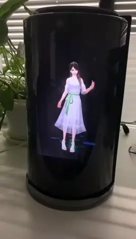 曲面屏智能音箱，内置二次元萌妹，大家评论下还能实现什么功能智能音箱 曲面屏 二次元妹子
