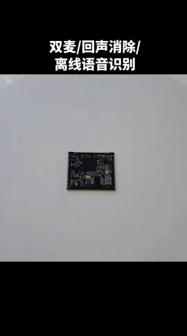 双麦离线识别回声消除高噪声可识别ai语音模块 人工智能 智能控制