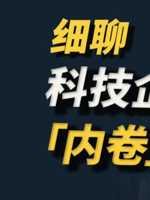 聊聊科技企业的内卷化 13 内卷 内卷化 半导体
