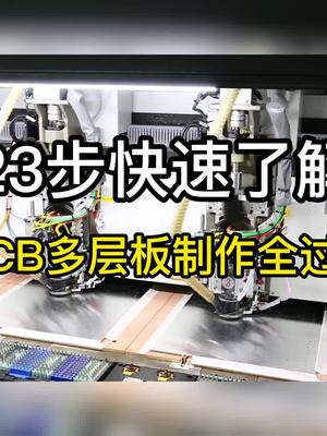 23步快速了解 PCB多层板制作全过程 pcb 线路板pcb生产猎板