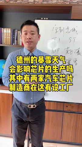 TI这个巨无霸，目前算稳定，虽然已经浮动比较大了，德州是TI的大本营，愿芯片正常供应芯片 暴雪 汽车