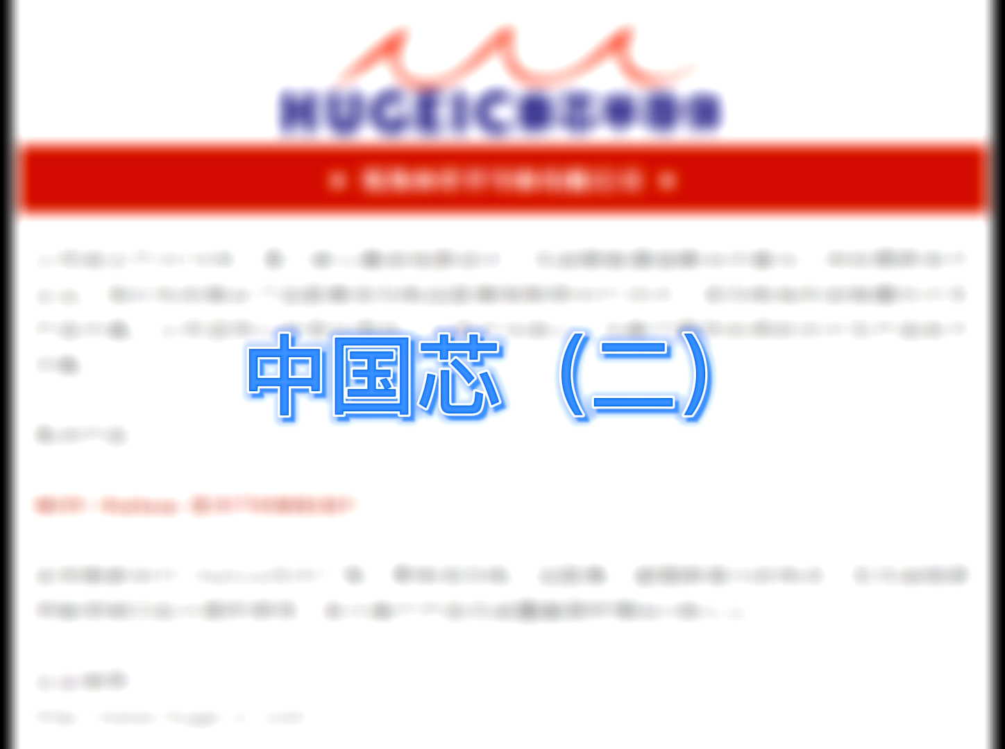国产芯片的崛起！（二）芯片 半导体 电子元件 中国芯 最强中国芯 单片机
