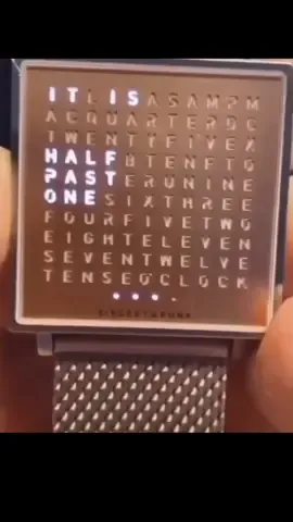 这样的文字手表喜欢吗 手表 时钟