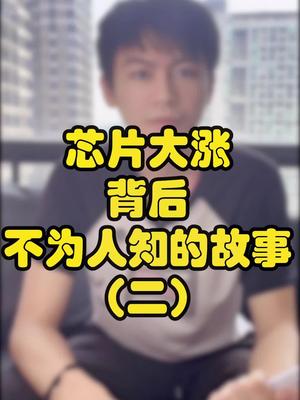 芯片大涨背后不为人知的故事（二）口播 芯片 电子元器件