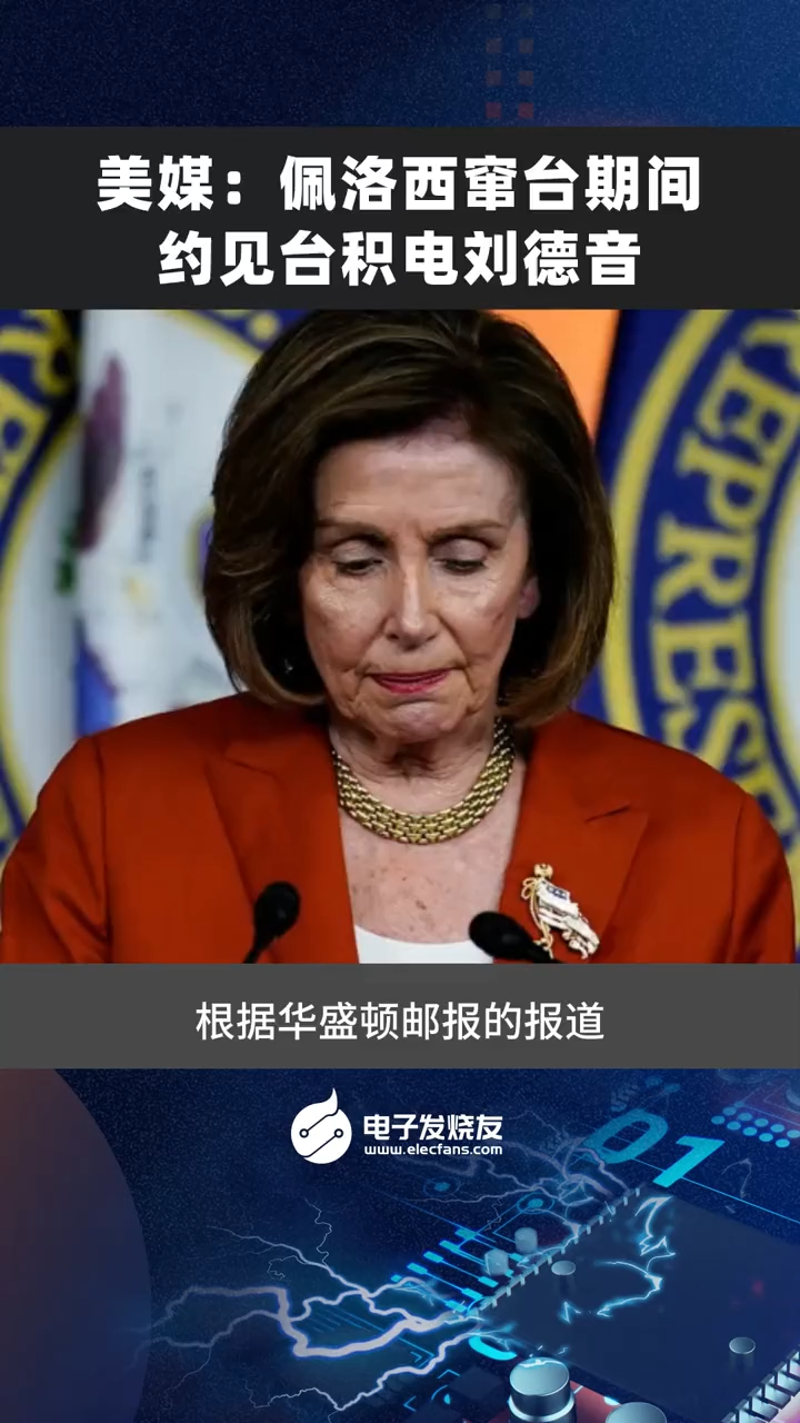 美媒：佩洛西窜台期间约见台积电刘德音芯片 经济 科技