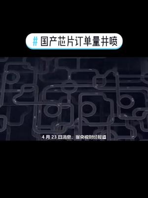 国产芯片订单井喷，国内芯片纷纷涨价国产芯片订单量井喷