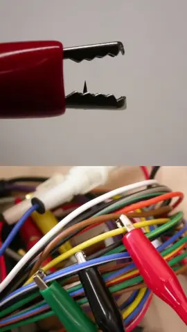 探测绝缘电线电压的鳄鱼夹，秒！鳄鱼夹 电子技术