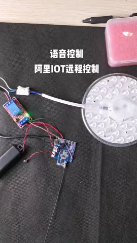 离线语音控制加阿里云远程控制物联网 智能家居 智能控制