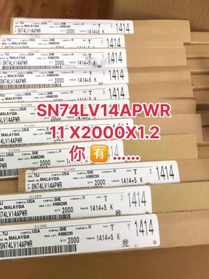 芯片 连接器 电子元器件 再生资源 atc电容 SN74LV14APWR……11盘1.2一个