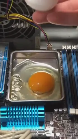 CPU煎蛋，半熟的还是全熟的好吃？ cpu 蒸蛋